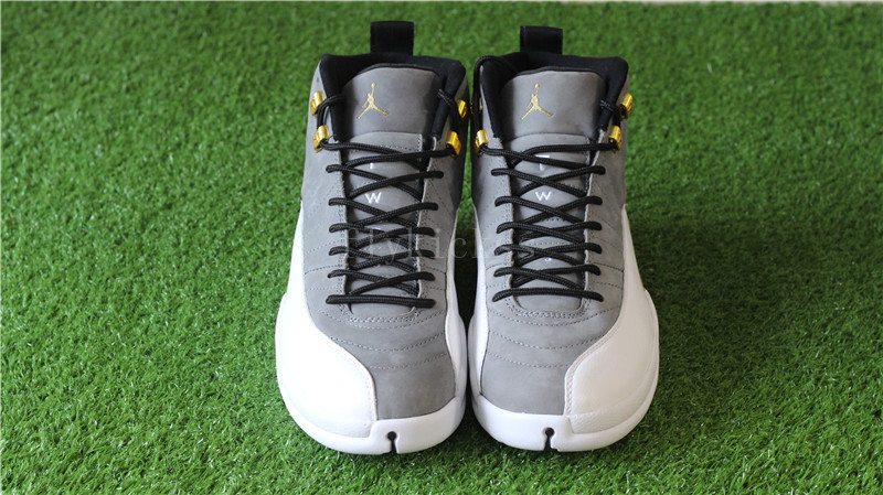 Authenitc Air Jordan 12 Retro UNC Grey Gold